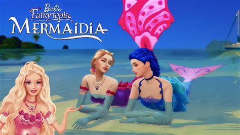 Los Sims 4 Barbie Fairytopia🧜‍♀️ Mermaidia Speed Sim Cc List Youtube