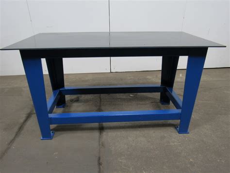 The eastwood heavy duty tear down table features a spacious, rugged steel work surface with integral drain, plastic fluid containment basin and a secure, lockable storage drawer. 60"x28"x33"T Heavy Duty Steel Welding Layout Assembly Work ...