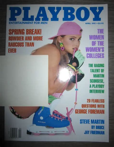 VTG PLAYBOY MAGAZINE April 1991 Vol 38 No 4 Martin Scorsese Steve