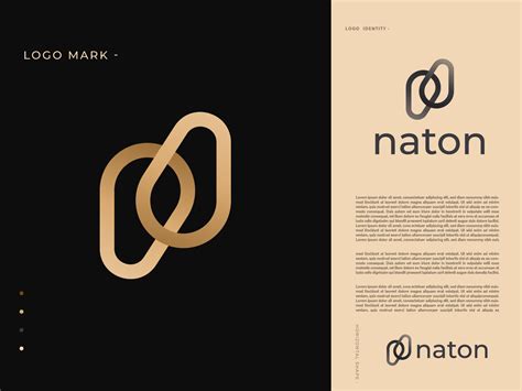 N Minimal Luxury Logo Design Template Graphic By Logotemplates