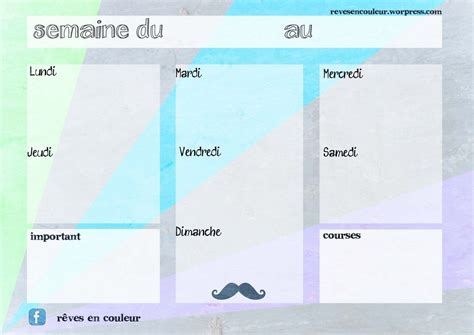 We did not find results for: Menu de la semaine vierge.Planning hebdo de repas ...