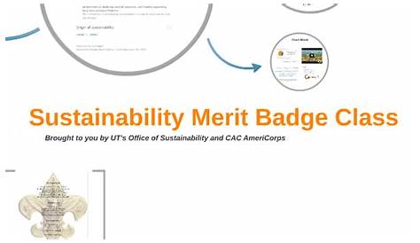 Sustainability Merit Badge Class by Sarah Cherry