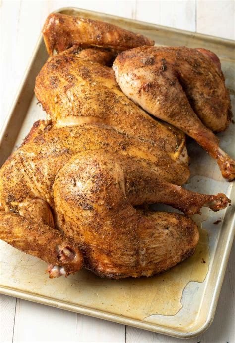Spatchcock Smoked Or Roasted Turkey Recipe A Spicy Perspective