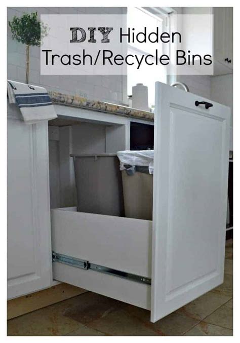 Jun 04, 2018 · this diy project is prefect for hiding your outdoor trash and recycling cans. How to Make a DIY Pull Out Trash Can - Chatfield Court