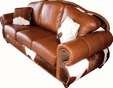 Waltz Rustic Cowhide And Genuine Full Grain Leather Western Furniture