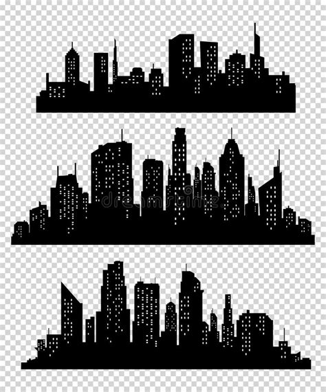 Cities Silhouette Icon Stock Vector Illustration Of Abstract 26967755