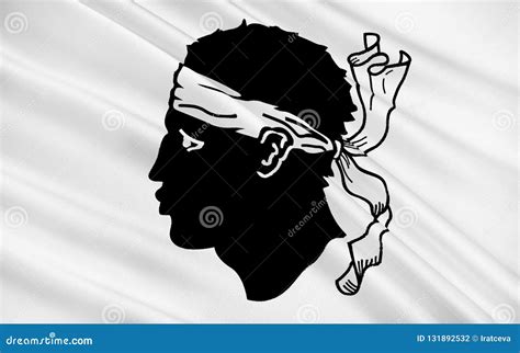 Flag Of Corsica France Stock Illustration Illustration Of Corse