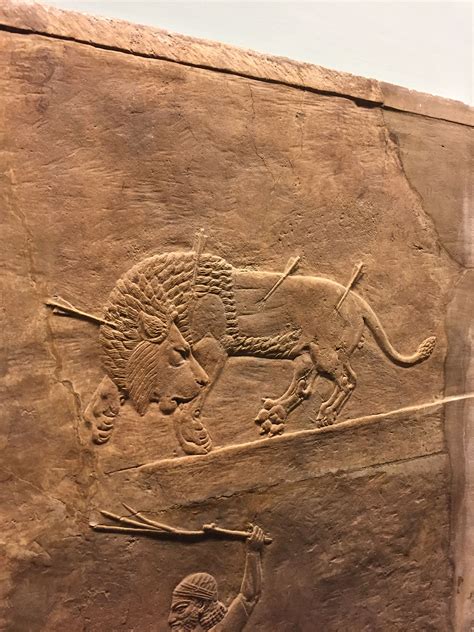 Assyrian Relief Sculpture From The North Palace Of Ashurbanipal