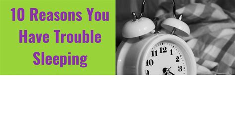 10 Reasons You Have Trouble Sleeping Dr Radisha
