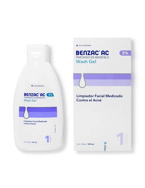 Benzac Wash 5 Gel Limpiador Facial Gel Limpiador Galderma