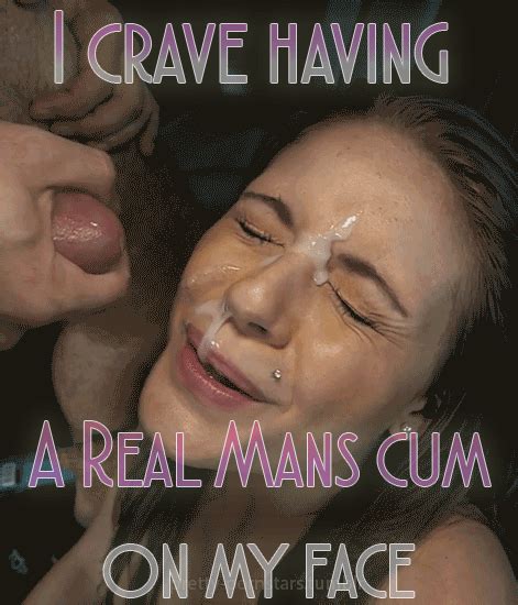 Crave Real Man S Cum On My Face Sissy Caption Sex Gif Brunette Pornogifs