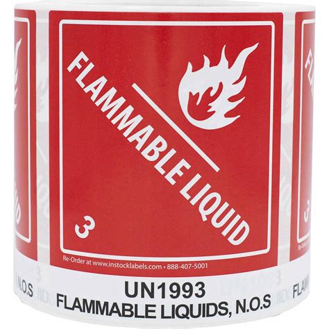 DOT UN1993 Flammable Liquids Paint Flammable Liquid Hazard Class 3