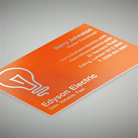Metallic Finish Business Cards Gold Foil Printing