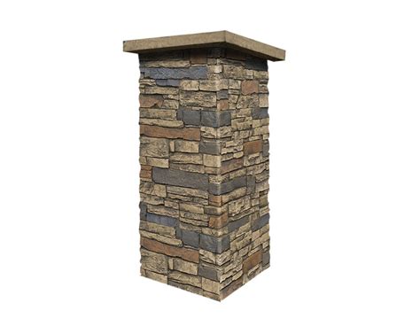 Decorative Stone Column Wraps Shelly Lighting