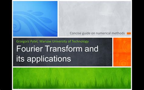 Fourier Transform And Its Applications Cad Cam Development Fourier
