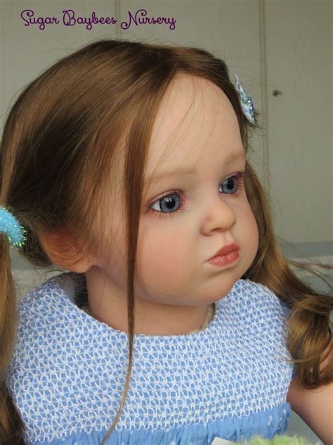 Amazing Reborn Toddler Emilia Natali Blick Human Hair Glass Eyes Limited