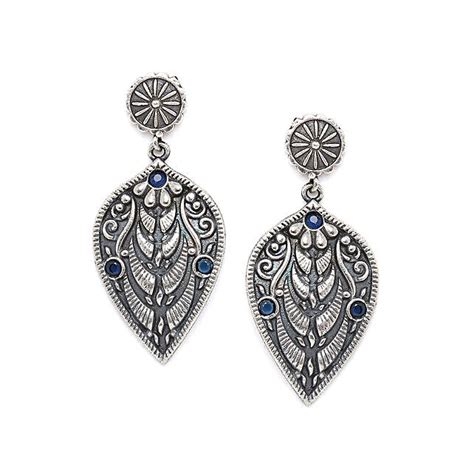 Buysend Leafy Silver Plated Earrings Online Fnp