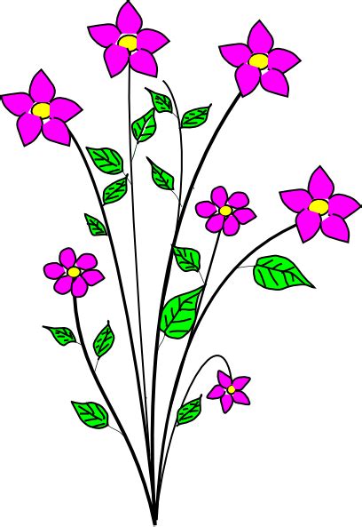 Flowers Clip Art At Vector Clip Art Online Royalty Free
