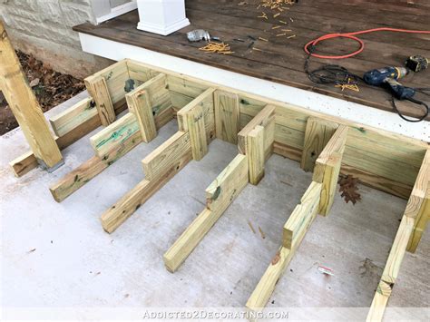 How To Build Porch Steps The Box Method Part 1 Addicted 2 Decorating®