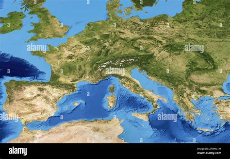 Europe Physical Map Hi Res Stock Photography And Images Alamy