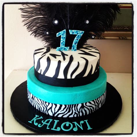 Zebra Birthday Cake For 17 Year Old Walmart Birthday Cakes 17