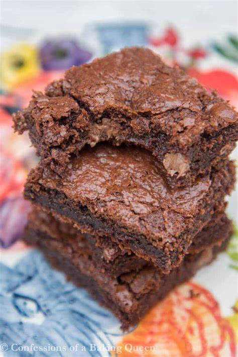 Chewy Fudgy Brownies Confessions Of A Baking Queen