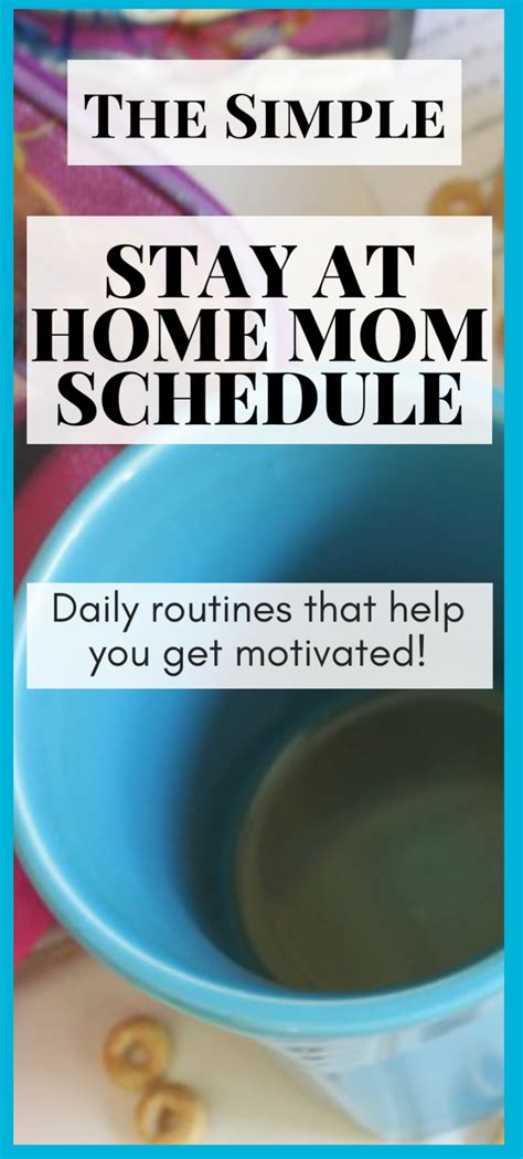 Simple Stay At Home Mom Schedule Daily Schedule For Stay At Home Moms