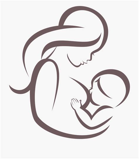 Breastfeeding Infant Mother Breastfeeding Svg Transparent Cartoon