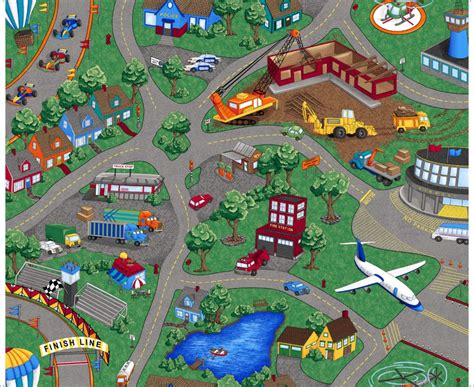 Fraktfritt över 229 kr alltid bra priser och snabb leverans. Sew & Go VV PLAYMAT Panel / Construction Trucks Fabric ...