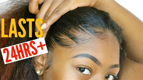 How To LAY YOUR EDGES Baby Hair Tutorial For Type Hair Edges YouTube