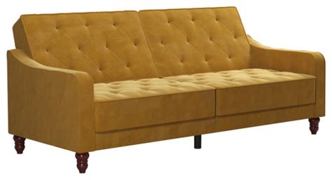 Shop our mustard yellow armchair selection from top sellers and makers around the world. Novogratz Vintage Tufted Split Back Futon - Traditional ...
