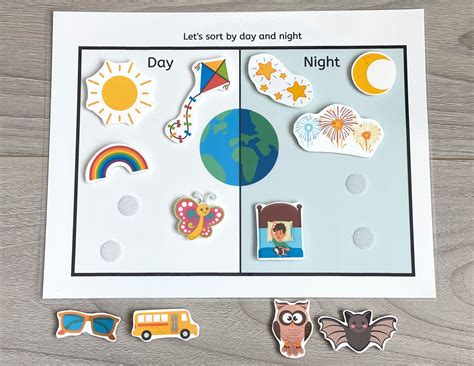 Day And Night Worksheet Preschool