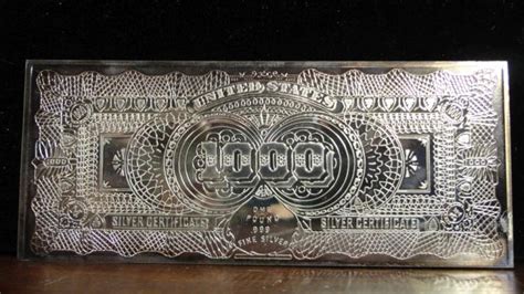 16 Oz 999 Fine Silver Bar In The Form Of One Thousand Silver Dollar