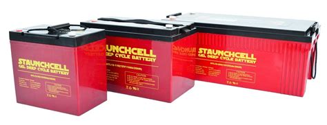 122ah Staunchcell 12v Gel Deep Cycle Battery Solar