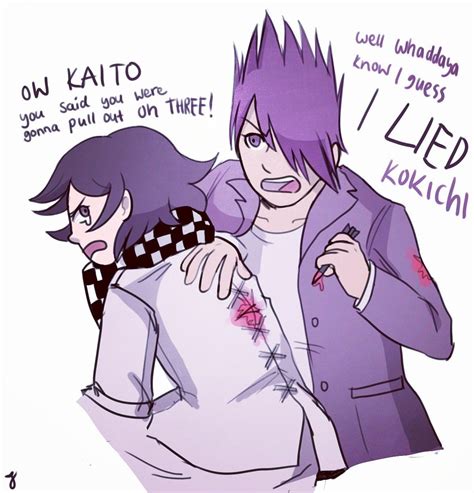 Thats Mean Kaito Kokichi Didnt Do Nothing To You Maybe Lying