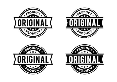 Premium Vector Original Product Badge Logo Collection Stamp Label