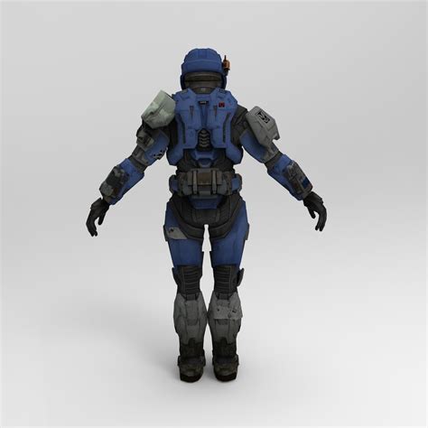 Carter Halo Reach Noble 6 Team Armor Wearable Template For Eva Etsy