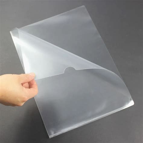 Custom Logo Printing A4 Size Plastic Sheet Clear File Folder Buy