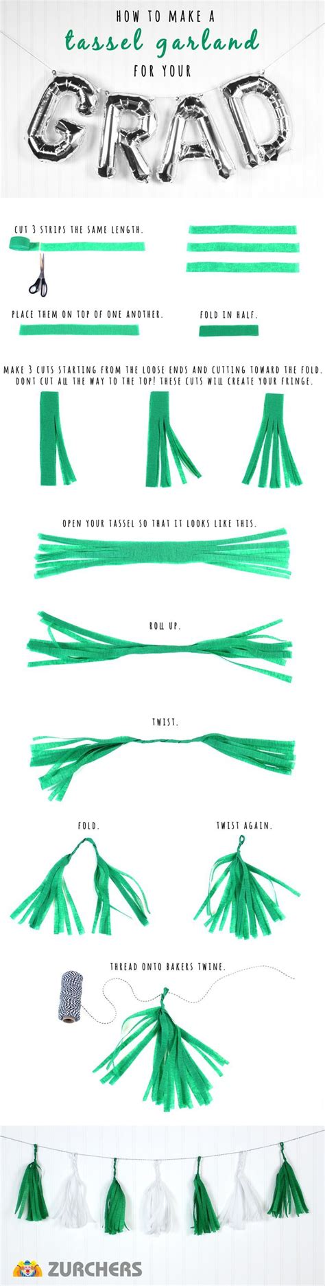 How To Make A Tassel Garland Balloon Decorations Party