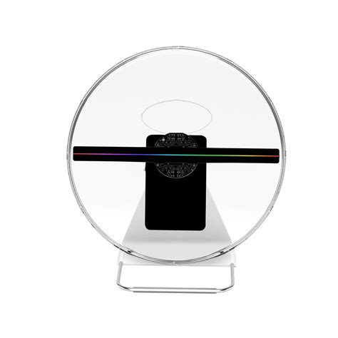 Desktop Rechargeable 30 Cm Hd Hologram Led Fan Advertising Display Machine Product Center