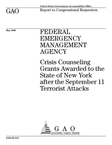 Gao Federal Emergency Management