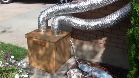 This system has a thermostat and works great for pulling heat and fumes out of the garage on a hot day. DIY Garage Exhaust Fan and Air Filter, for Woodworking and ...