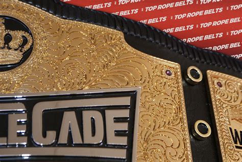 Wrestlecade Heavyweight Title Top Rope Belts