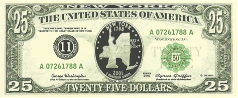 25 Dollars New York State United States Numista