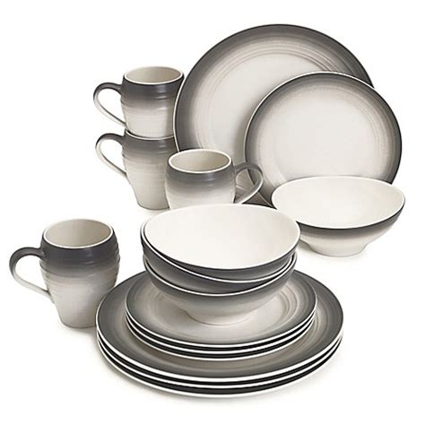 Average rating:4.8out of5stars, based on50reviews50ratings. Mikasa® Swirl Ombre 16-Piece Dinnerware Set in Graphite ...