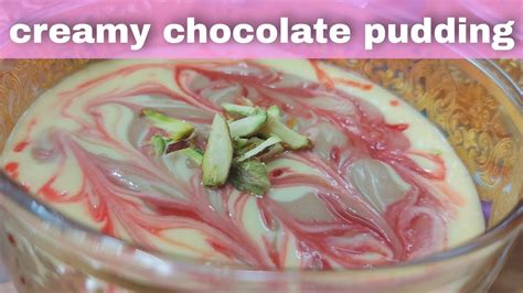 How To Make Chocolate Pudding Homemade Quick Ht Youtube