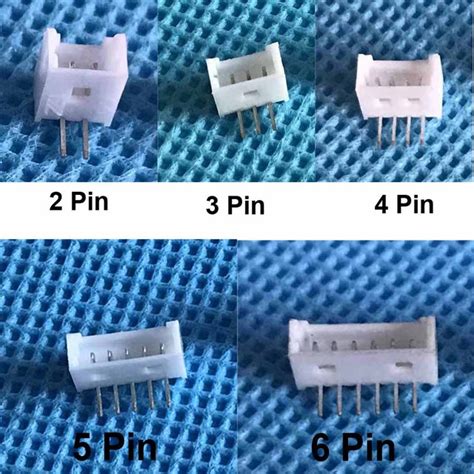 micro jst 1 25mm 1 25 jst 2p 3p 4p 5p 6p 3 pin right angle female connector plug 100pcs in