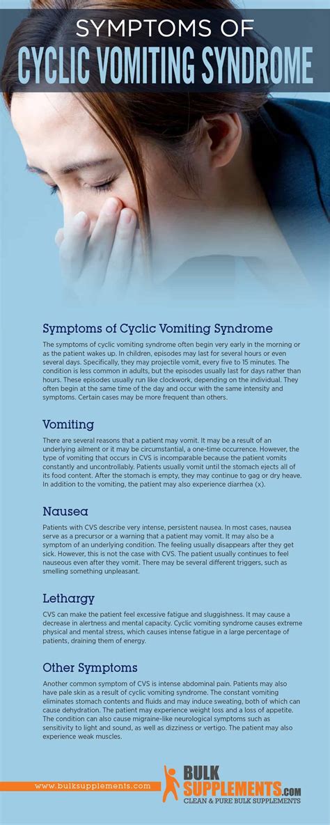Tablo Read Cyclic Vomiting Syndrome Cvs Symptoms Risk Factors