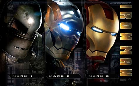 Iron Man Mark 1 Mark 2 Mark 3 Hd Wallpaper