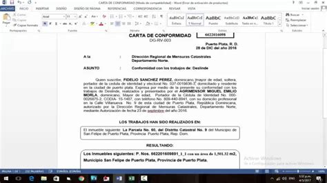 Modelo De Acta De Conformidad Actualizado Septiembre 2023